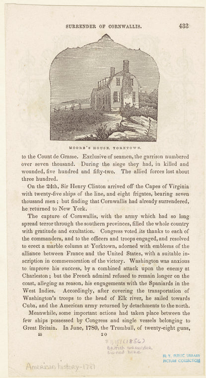 Moore's house, Yorktown