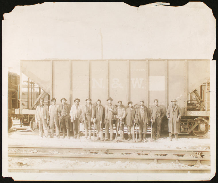 Brakemen on the Norfolk and Western, (N & W)