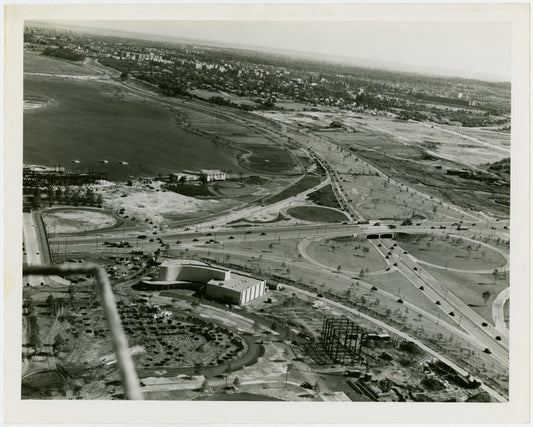Fairgrounds - Views - Aerial - View from Trylon