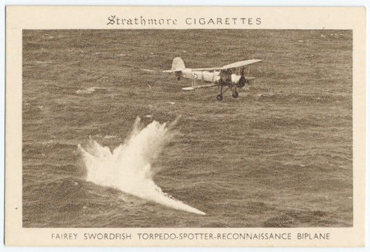 Fairey Swordfish Torpedo-Spotter-Reconnaissance Biplane.