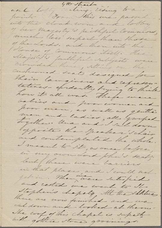 Hawthorne, Nathaniel, AL to, incomplete. Jul. 3, [1859?].