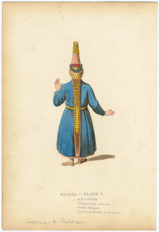 Cheremiss woman, Mari Region, Central Russia in Europe