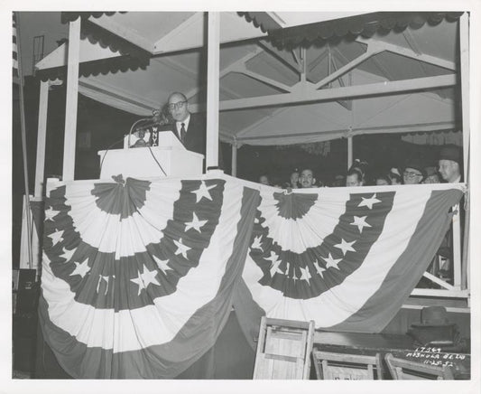Mosholu groundbreaking, Edward Zurmuhlen speaking