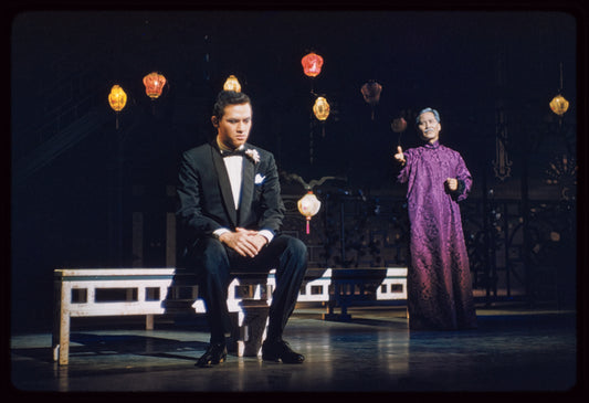 Ed Kenney and Keye Luke in the stage production Flower Drum Song