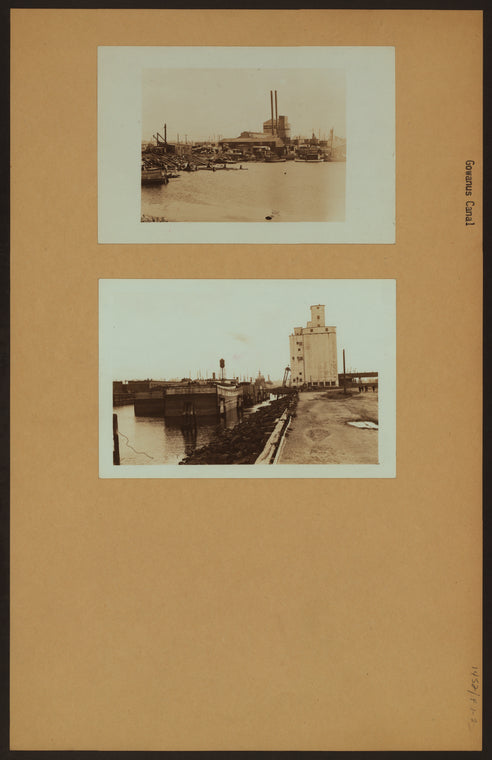 Gowanus Canal - Brooklyn - [New York State Barge Canal Grain Elevator - Paramount Brick yard.]