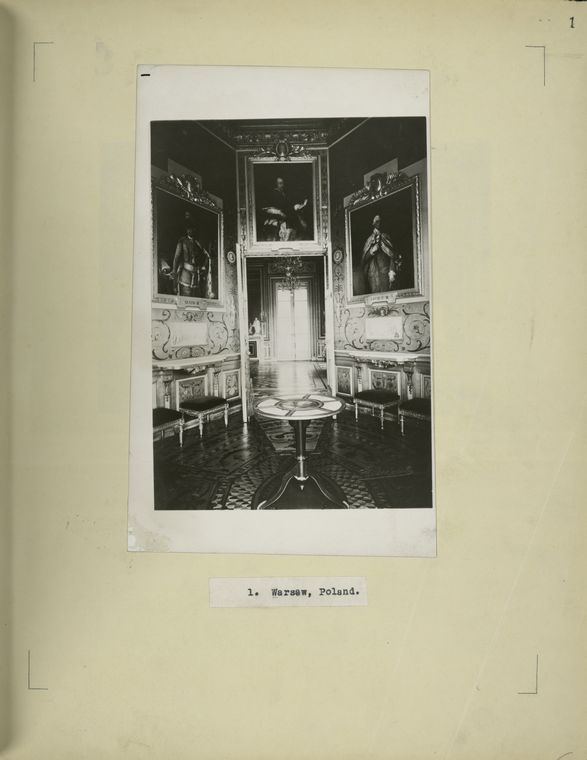 Warsaw, Poland [Interior view of Royal Castle]