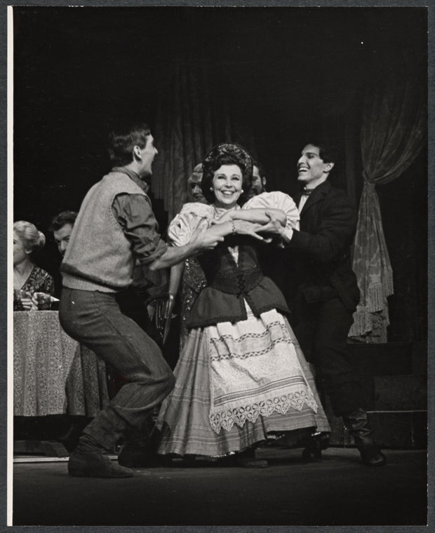 Irra Petina and unidentified others in the stage production Anya