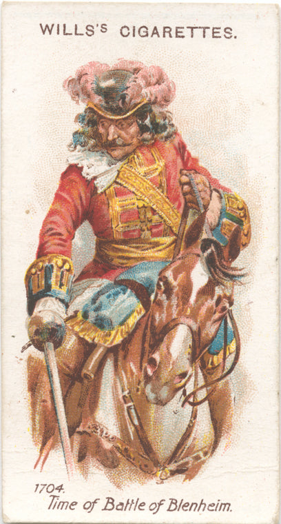 An officer of cavalry. 1704. Time of Battle of Blenheim.