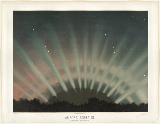 Aurora Borealis: As observed March 1, 1872, at 9h. 25m. P.M.