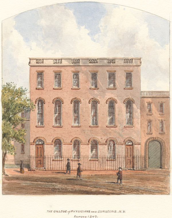The College of Physicians and Surgeons. N.Y. Founded 1807.