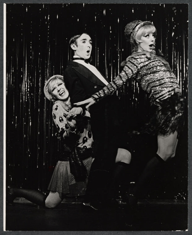 Martin Ross [center] and unidentified others in the stage production Cabaret