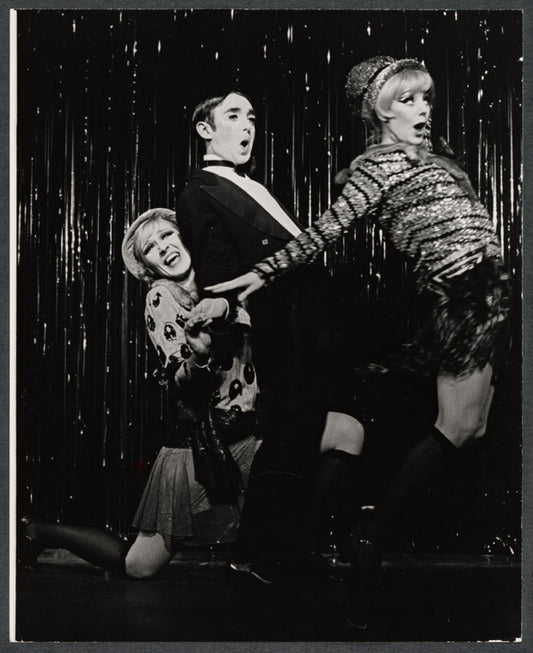 Martin Ross [center] and unidentified others in the stage production Cabaret