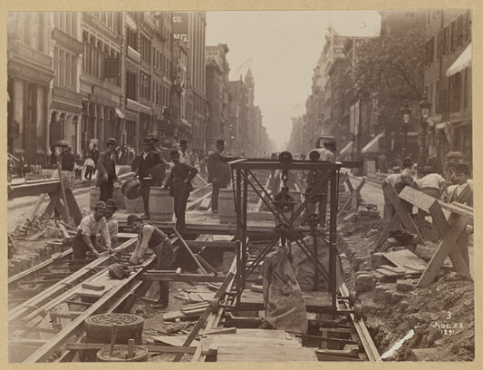 Looking south on Broadway, from about 7th St.