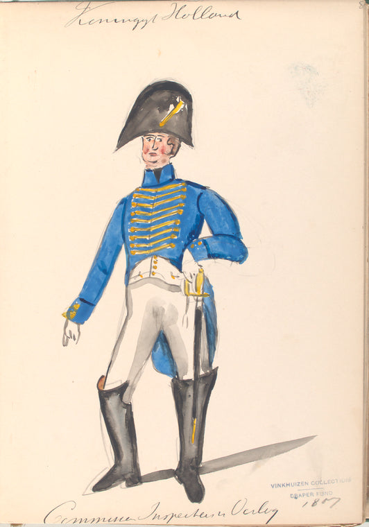 Koninklijk Holland. Commissaris Inspector van Oorlog. 1807