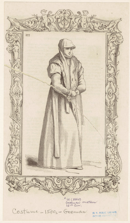 German matron, 16th cen