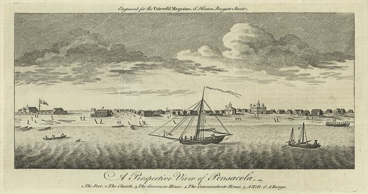 A perspective view of Pensacola.