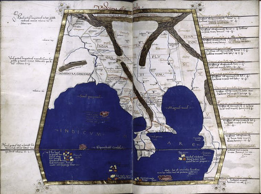 Eleventh map of Asia (southeast Asia of India "extra Gangem"), in full gold border
