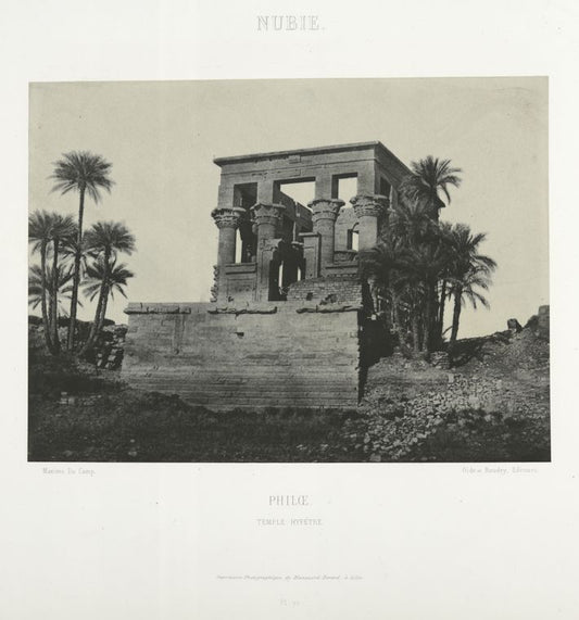 Nubie. Philœ, Temple Hypètre.