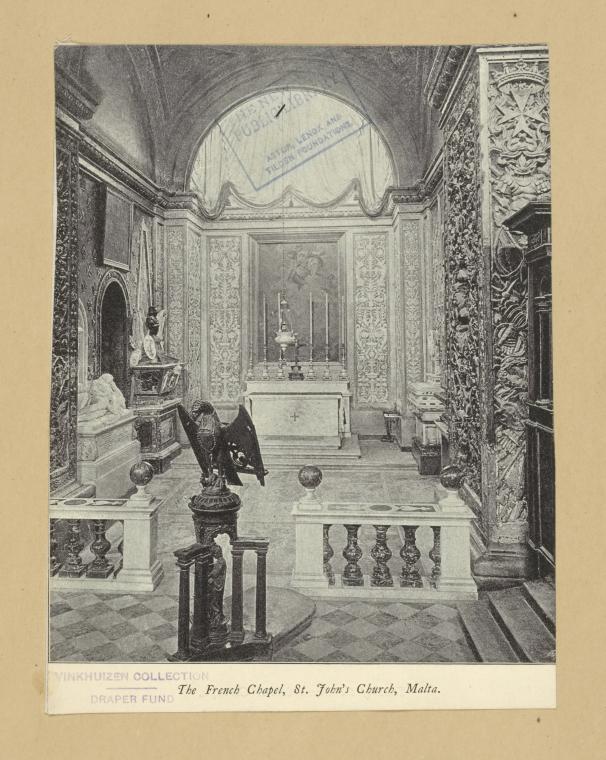 The French chapel, St. John's church, Malta.