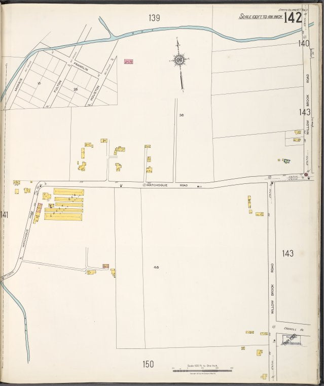 Staten Island, V. 2, Plate No. 142 [Map bounded by Willow Brook Rd., Watchogue Rd.]