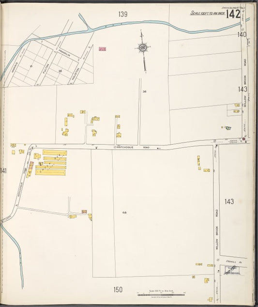 Staten Island, V. 2, Plate No. 142 [Map bounded by Willow Brook Rd., Watchogue Rd.]