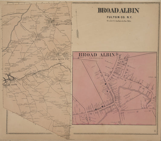 Broad Albin Fulton Co. [Township]; Broad Albin Village. Business Directory; Broad Albin Town. Business Directory; Broad Albin [Village]