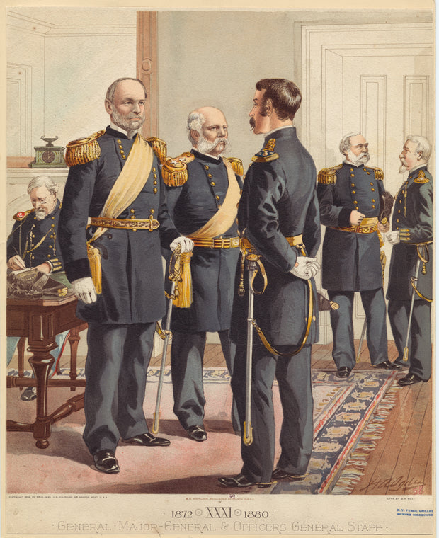 General, major-general & officers general staff