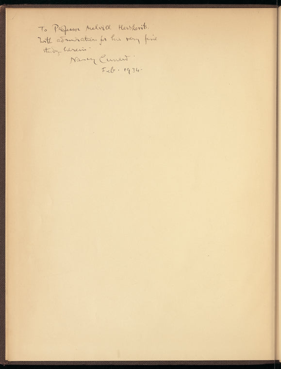 Negro anthology: 1931-1933