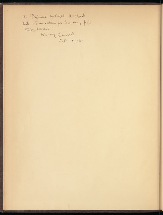 Negro anthology: 1931-1933