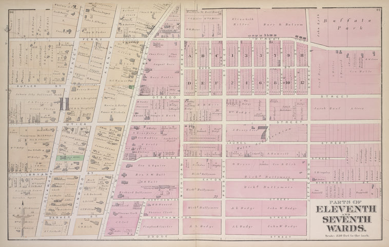 Parts of Eleventh and Seventh Wards.