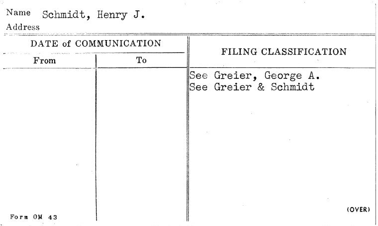 Schmidt, Henry J.