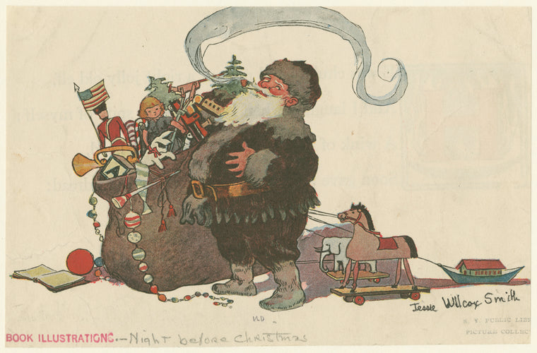 He was chubby and plump, a right jolly old elf