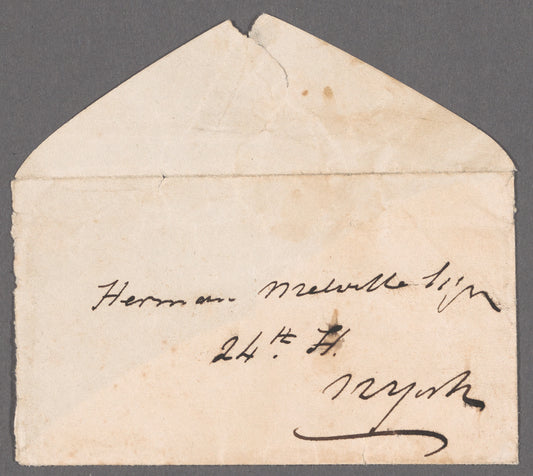 Letter from John Wakefield Francis to Herman Melville