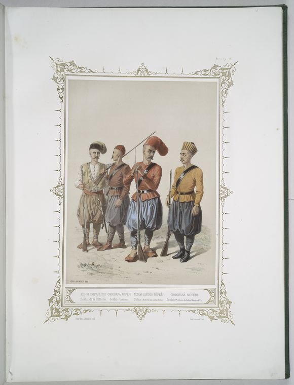 Eghri Calpaklissi, Soldat de la Réforme, Choubarà Néféri Soldat (1re Réforme), Nizami Djedid Néféri (Réforme du Sultan Selim), Choubarà Néféri Soldat (1re réforme du Sultan Mahmoud II)