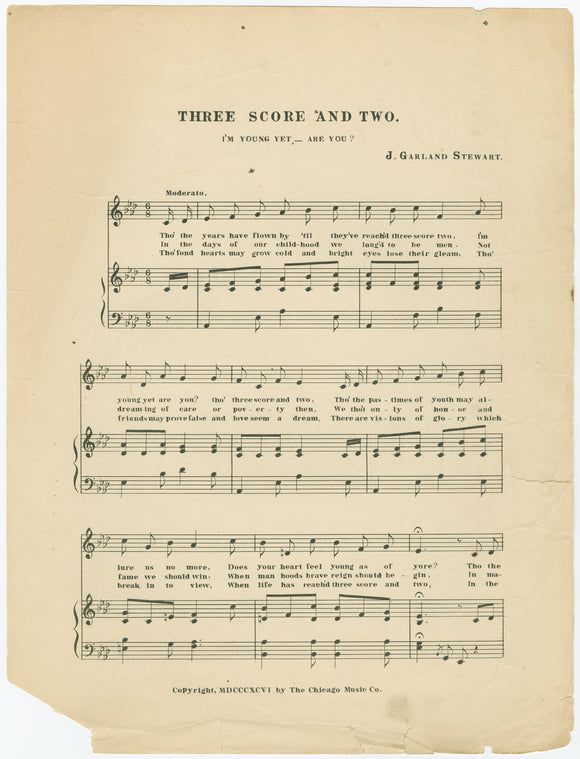 Three score and two