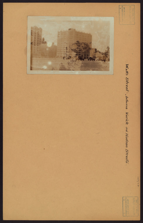 Manhattan: Watts Street - Varick Street