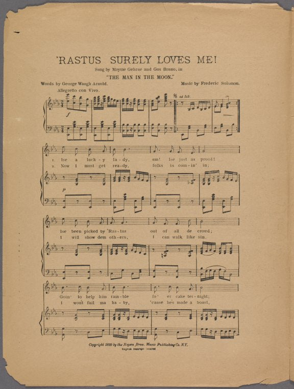 Rastus surely loves me