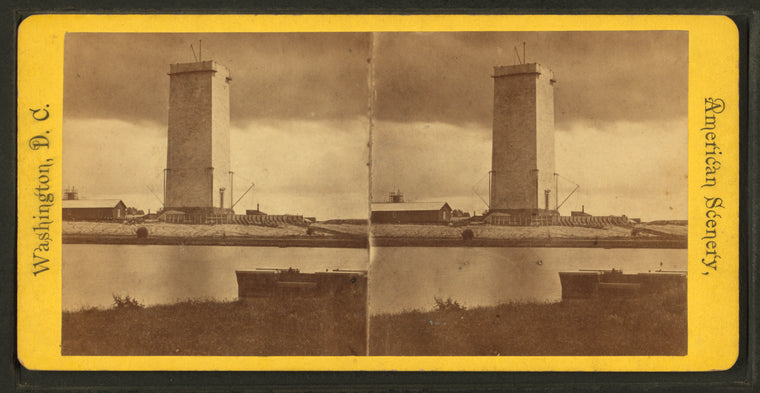 Washington Monument - unfinished.