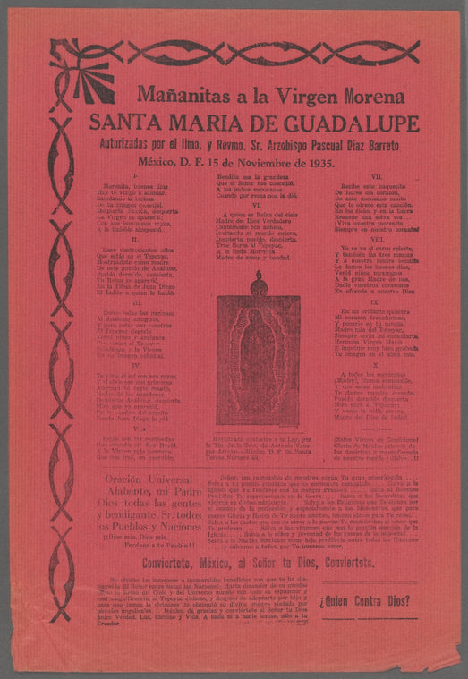 Mañanitas a la Virgen Morena Santa Maria de Guadalupe