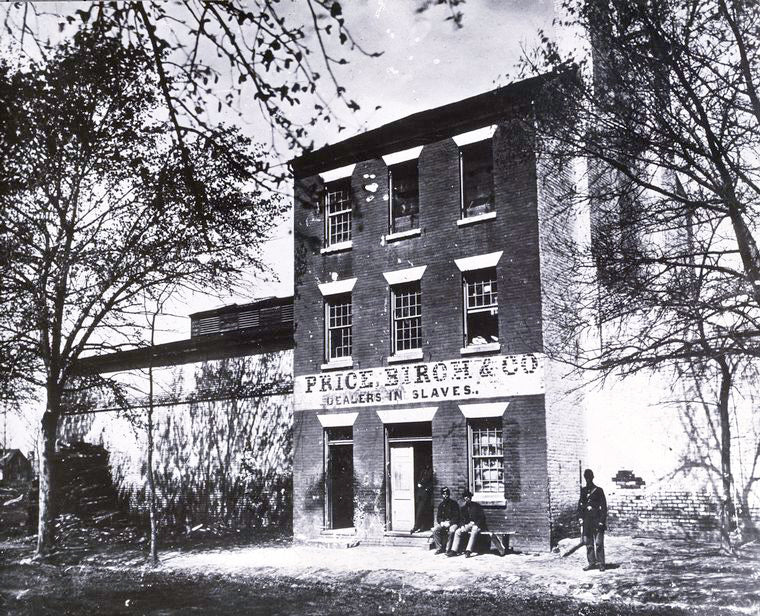Exterior view of Price, Birch & Co., dealers in slaves