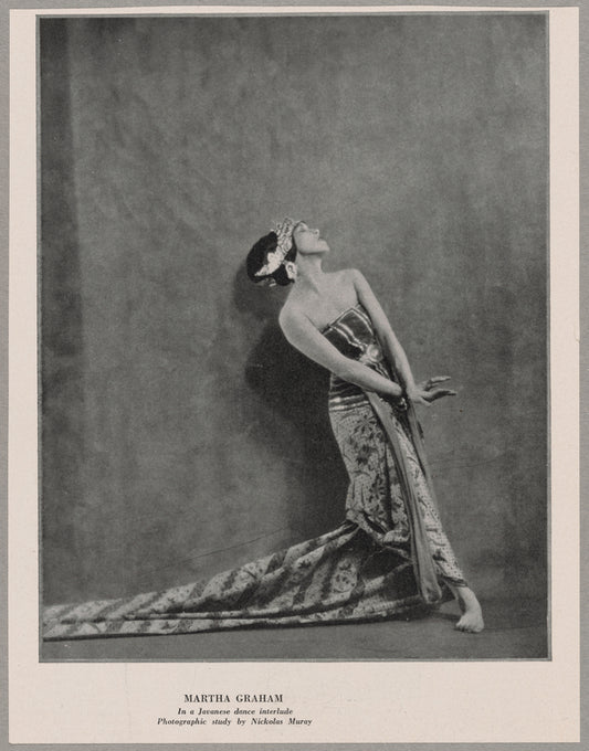 Martha Graham in a dance created by Ted Shawn