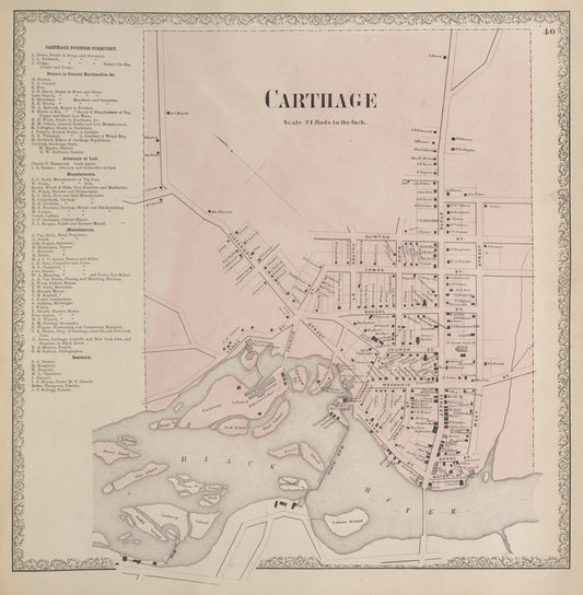 Carthage Business Directory. ; Carthage [Village]