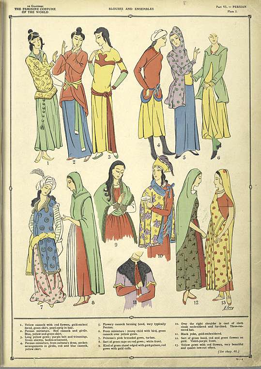 Blouses and ensembles