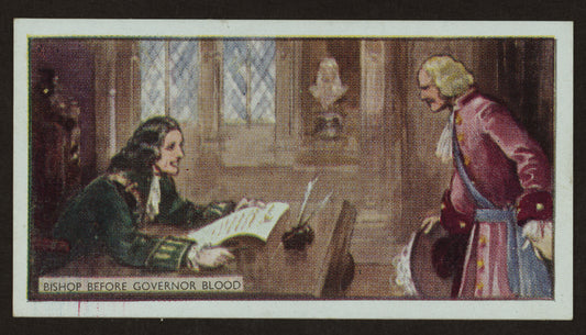 Bishop before Governor Blood.