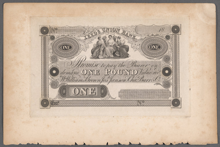 Leeds Union Bank one pound note