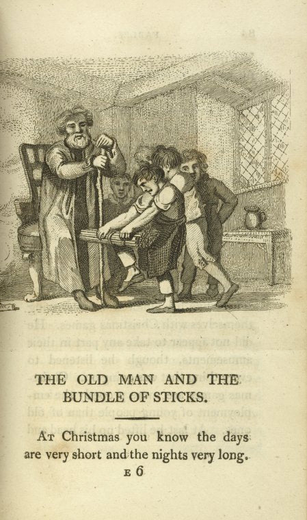 The old man and the bundle of sticks