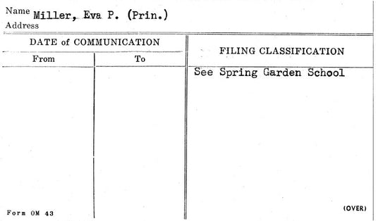 Miller, Eva P. (Prin.)