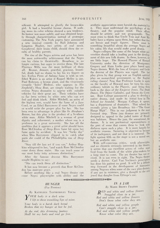 Opportunity: journal of Negro life