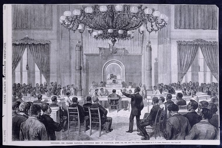 The Colored National Convention held at Nashville, April 5, 6, and 7