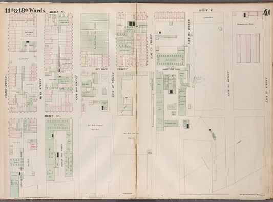 Map bounded by East 15th Street, East River, Eighth Street, Avenue C